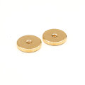 TW-MGG (2 pcs.) thumbwheels, BRASS, metric 4mm, gold plated, glossy