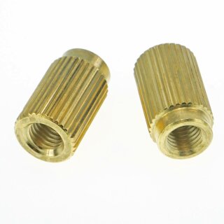 TPI-A-IGG          Faber 5/16-24 Inch Tailpiece Inserts (pair) Steel, gold plated, glossy