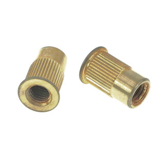 TPI-B-MGA          Faber 8mm metric Tailpiece Inserts (pair) Steel, gold plated, aged