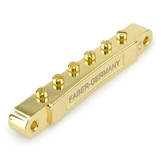 ABRH-GGN        ABRH Bridge, For Gibson ABR-1, Gloss Gold, Nylon saddles