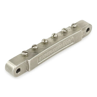 ABRM-NAN        ABRM Bridge, Fits 4mm studs, Aged Nickel, Nylon saddles