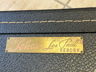 Tokai Vintage LP Case w. Les Paul Reborn label, black