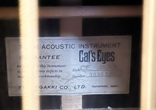 Tokai Cats Eyes Martin CE300 1980 #M03