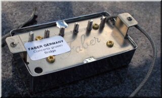 PUPCG-BNG        	Faber Pickup Concerto grosso -Bridge- Classic 59 PAF -hand wound- Germany, Cover nickel plated