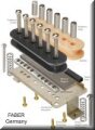 Faber Pickup Concerto grosso -Bridge- Cover nickel plated