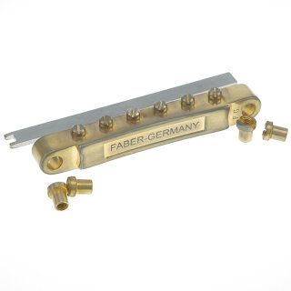 ABRLB-GA        ABRL Bridge, pat. pend. Locking System, SOLID BELL BRASS, Aged gold