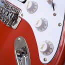 STCL RED           Faber Strat, Basswood body, Canadian Hard Rock Maple Neck