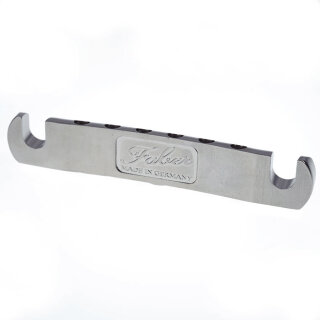 TP-59NG        Faber TP-59 Vintage Spec ALU Stop Tailpiece, Nickel, gloss