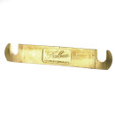 TP-59GA        Faber TP-59 Vintage Spec ALU Stop Tailpiece, Gold, aged