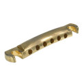 TP-59GA        Faber TP-59 Vintage Spec ALU Stop Tailpiece, Gold, aged