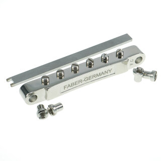 ABRL-TG        ABRL Bridge, pat. pend. Locking System, Gloss Nickel, TITANIUM saddles