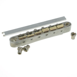 ABRL-BA        ABRL Bridge, pat. pend. Locking System, Aged Nickel, Brass saddles natural