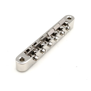 ABRH-TG        ABRH Bridge, For Gibson ABR-1, Gloss Nickel, Titanium saddles