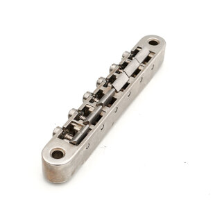ABRN-TA        ABRN Bridge, Fits Nashv studs, Aged Nickel, TITANIUM saddles