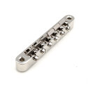 ABRN-TG        ABRN Bridge, Fits Nashv studs, Gloss Nickel, TITANIUM saddles