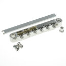 HYBRIDge-L-NG        ABRL Bridge, pat. pend. Locking System, Gloss Nickel, TITANIUM/Brass saddles