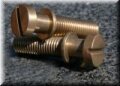 TPST-IGA        		Vintage style tailpiece studs, aged gold, INCH