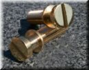 TPST-IGG, Vintage style tailpiece studs, Inch, gloss gold...