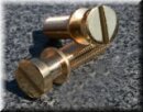 TPST-IGG, Vintage style tailpiece studs, Inch, gloss gold...