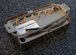 PUPCG-BGG        	Faber Pickup Concerto grosso -Bridge- Classic 59 PAF -hand wound- Germany, Cover gold plated