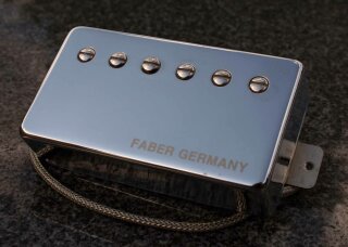 PUPCG-NNG        	Faber Pickup Concerto grosso -Neck- Classic 59 PAF -hand wound- Germany, Cover nickel plated