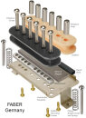 Faber Pickup Concerto grosso -Neck- Cover nickel plated