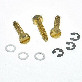 SS-GG (3pcs.)	Faber® Saddles Replacement screw, Brass, gold plated, glossy