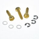 SS-GG, Saddles Replacement screw, Brass, gold plat,...