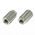 TPI-A-ING          Faber 5/16-24 Inch Tailpiece Inserts (pair) Steel, nickel plated, glossy