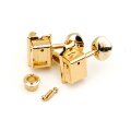 FKT6L-GG        	Faber Kluson style tuners, 6 in line, separate bushing, gold glossy