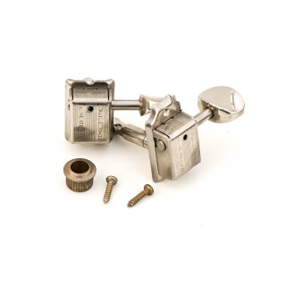 FKT6L-NA	Faber Kluson style tuners, 6 in line, separate bushing, nickel aged